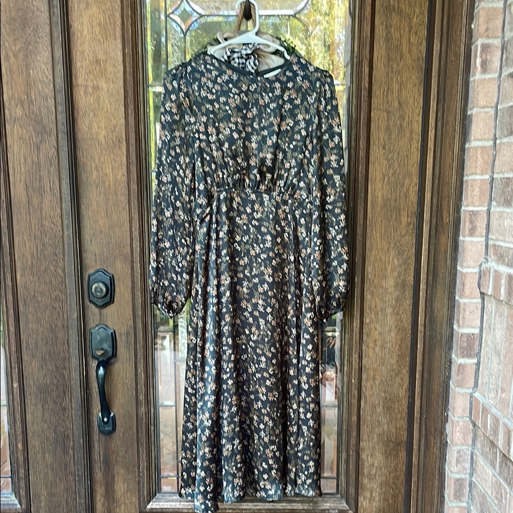 Floral Long Sleeve Dress
